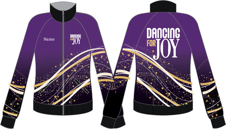 Dancing For Joy Jockey Jacket with Pocket High Collar