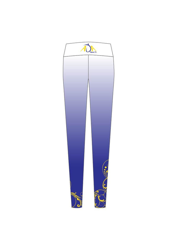 Filigree Yoga Legging - Anne Marie's Dance Academy - Customicrew 