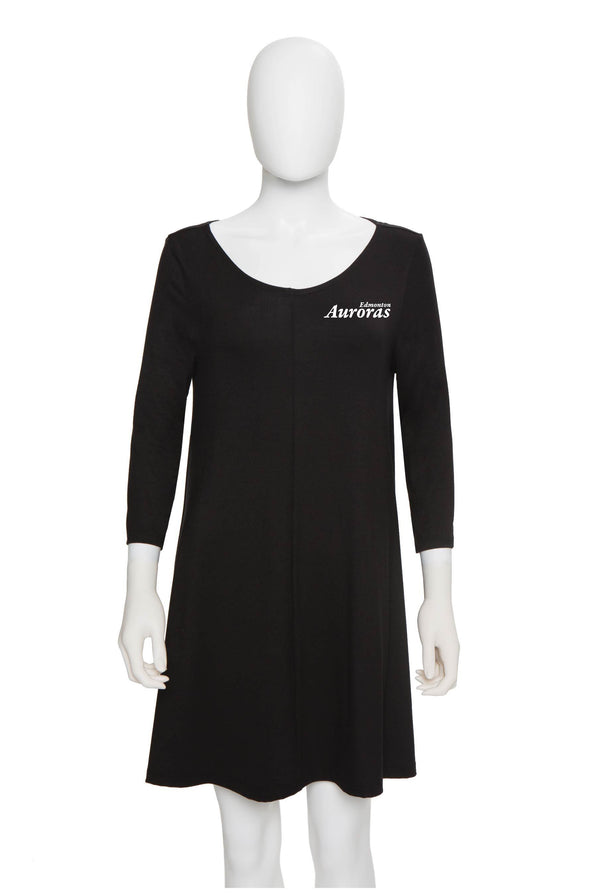 3/4 Sleeve Dress - Edmonton Auroras - Customicrew 