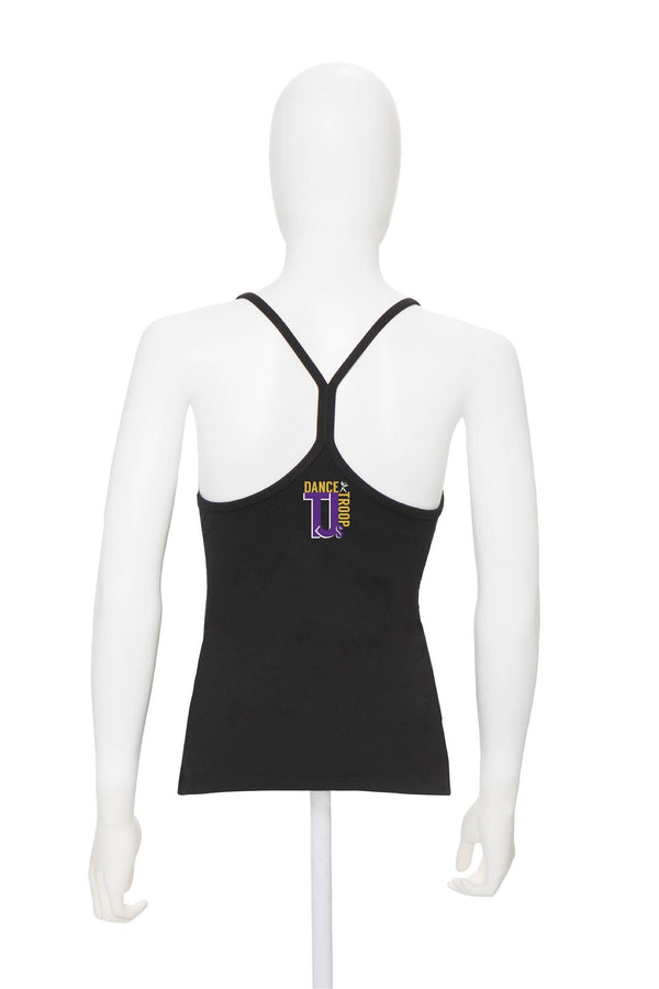 Racer Strap Tank - TJ's Dance Troop (Purple Logo Items) - Customicrew 