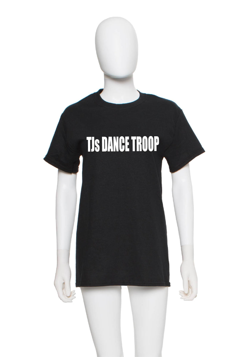 Gildan Classic Tee - Tj's Dance Troop (White Logo Items) - Customicrew 