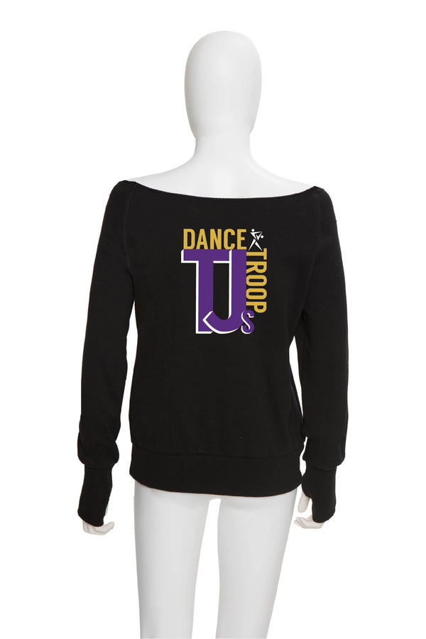 Slouch Pullover - TJ's Dance Troop (Purple Logo Items) - Customicrew 
