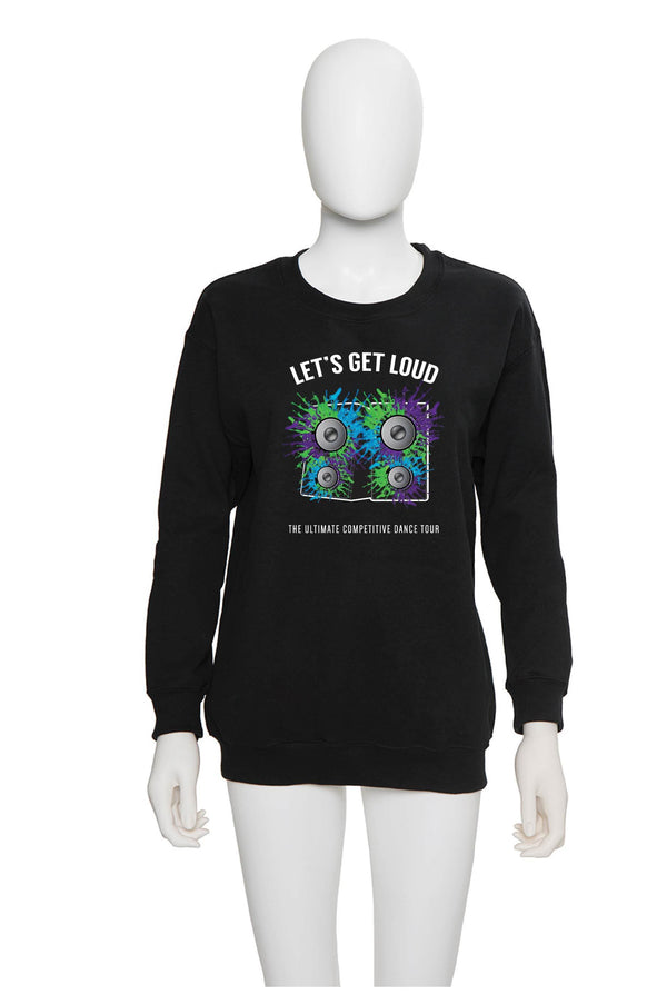 Gildan Crewneck Sweatshirt - Let's Get Loud - Customicrew 