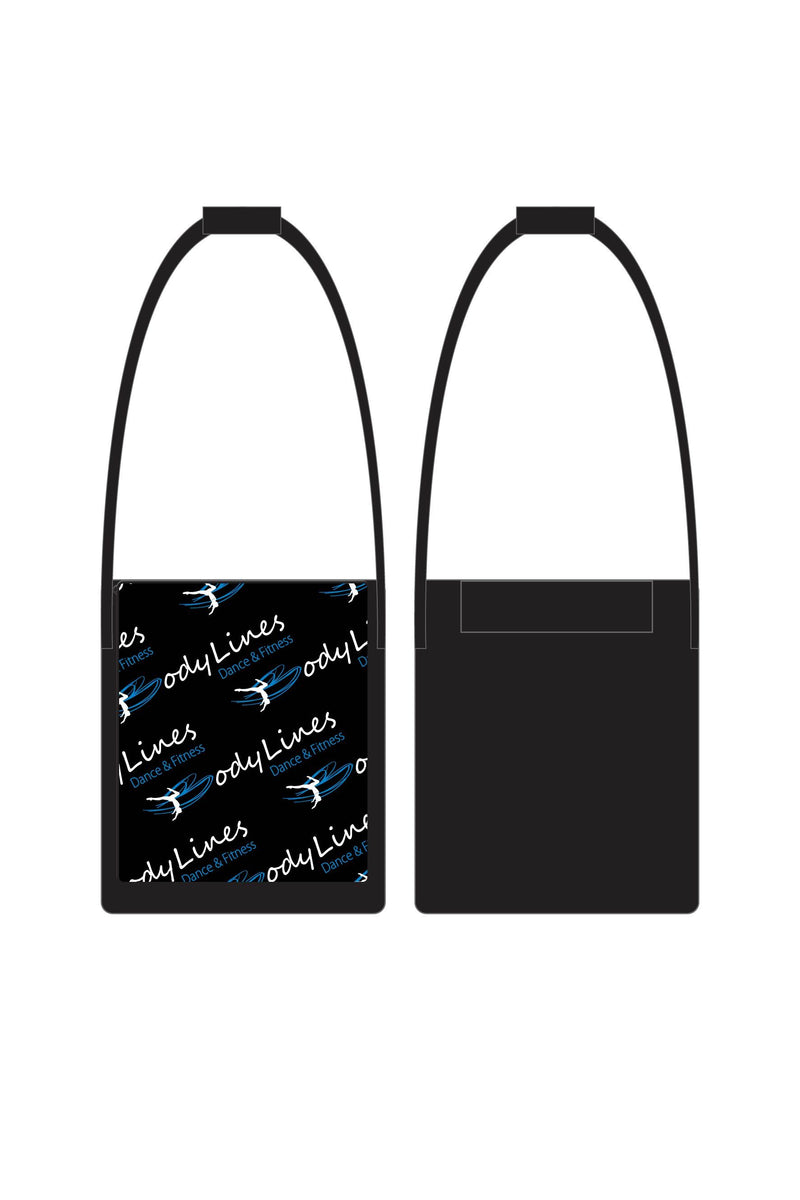 Mini Messenger Bag Sublimated - Bodylines Dance and Fitness - Customicrew 