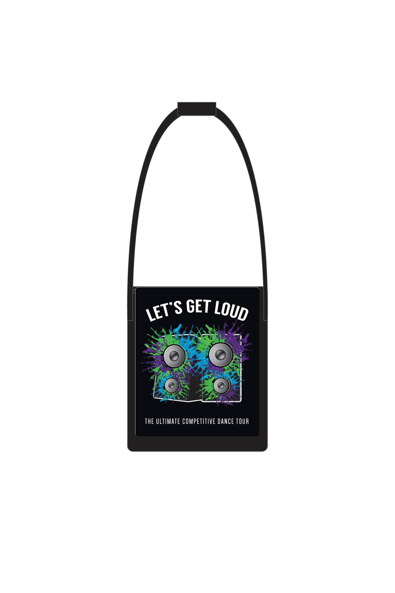 Mini Messenger Bag Sublimated - Let's Get Loud - Customicrew 
