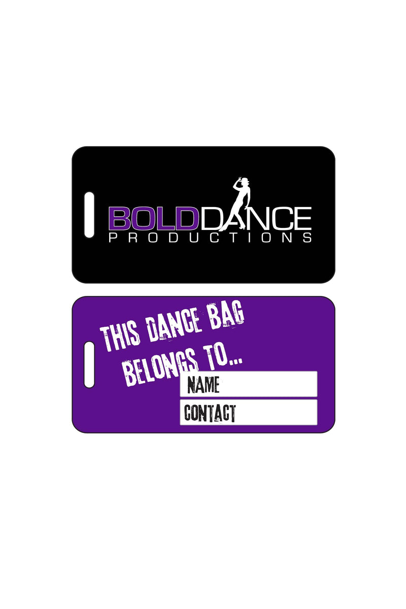 Luggage Tag Sublimated - Bold Dance Productions - Customicrew 