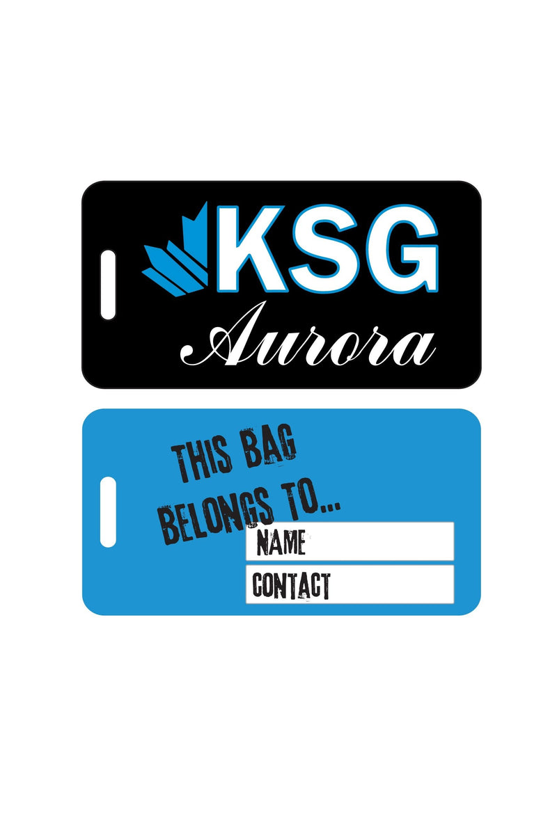 Luggage Tag Sublimated - Kids Supergym Aurora - Customicrew 