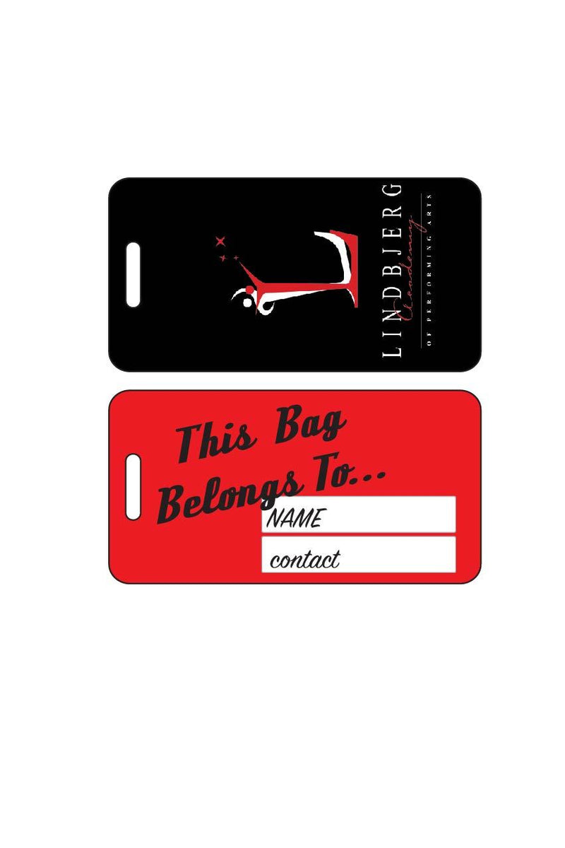 Luggage Tag Sublimated - Lindbjerg Academy of Performing Arts - Customicrew 