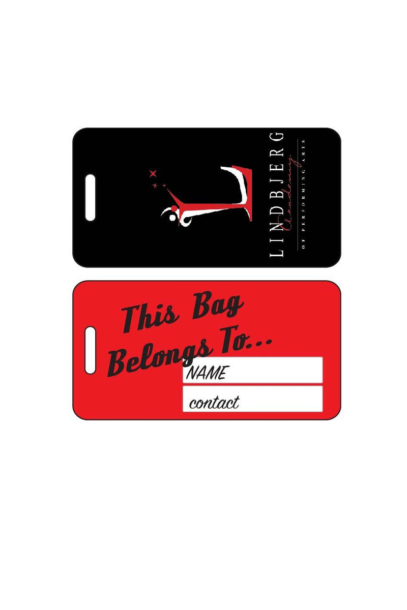 Luggage Tag Sublimated - Lindbjerg Academy of Performing Arts - Customicrew 