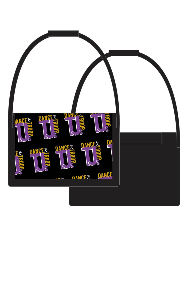 Large Messenger Bag - TJ's Dance Troop (Purple Logo Items) - Customicrew 