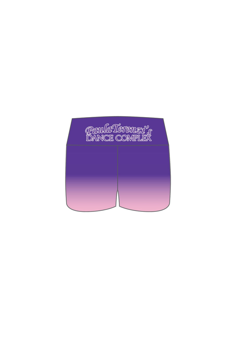 Ombre Yoga Short - Paula Terenzi Dance Complex - Customicrew 