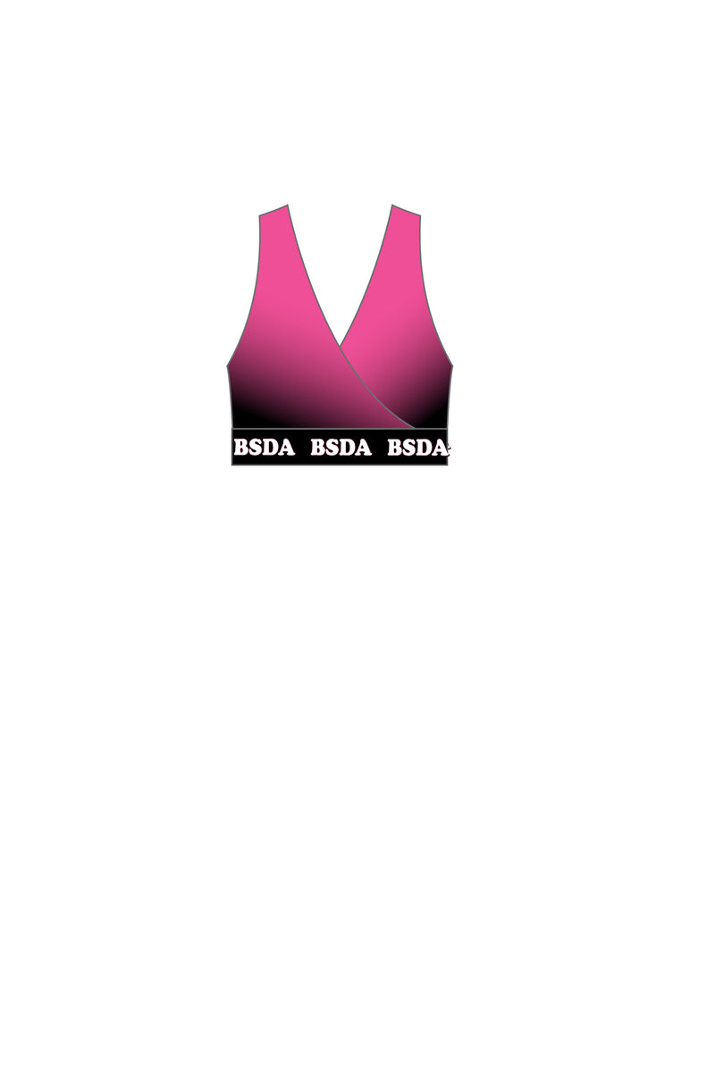 BSDA Crossover Front Back Sleeveless Crop Top
