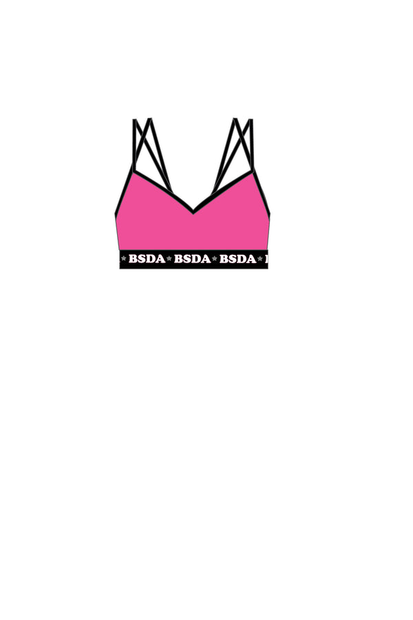 BSDA Crop Top Bra with Double Straps