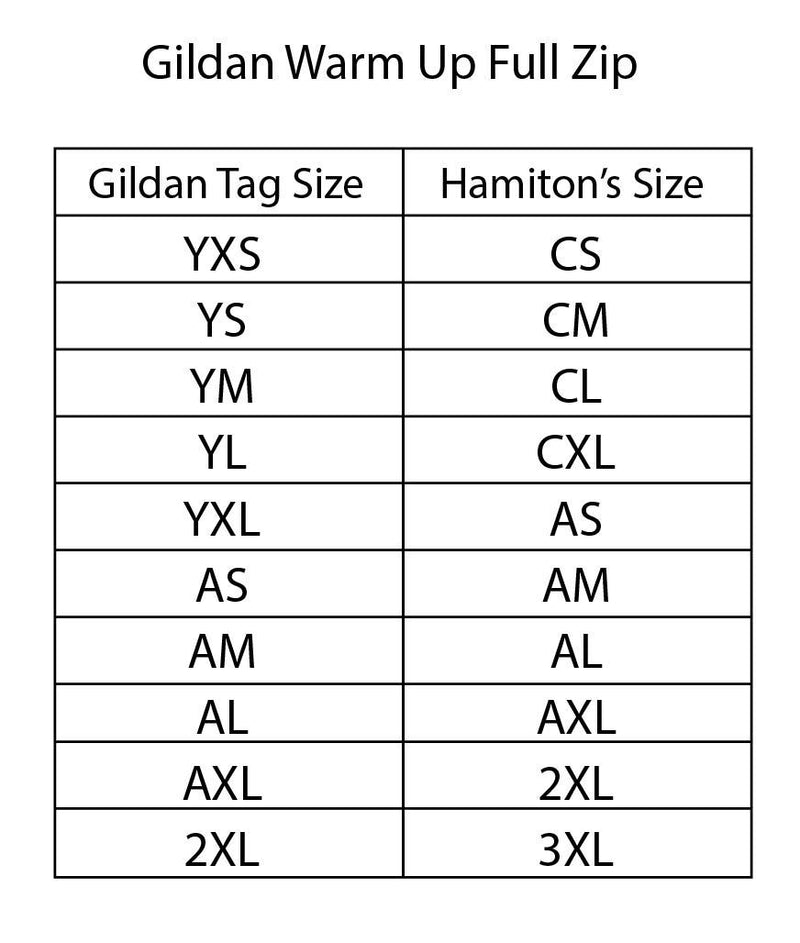 Gildan Warm Up Full Zip - Hood Logo - Dance Xtreme New Clothing - Customicrew 